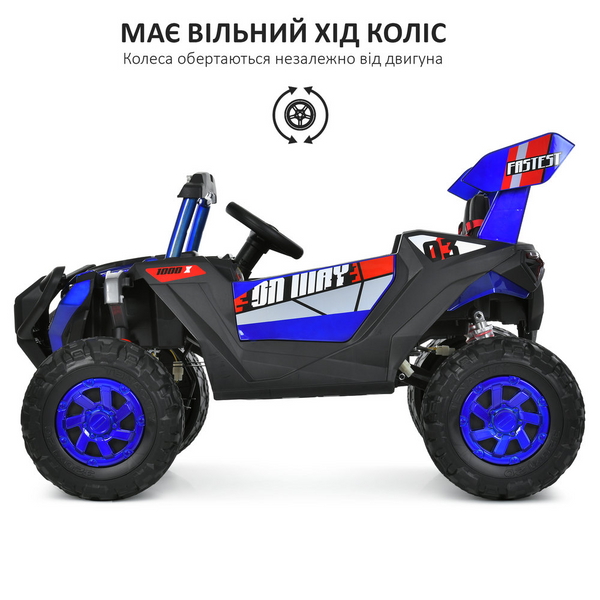 Електромобіль дитячий Bambi Racer M 6347EBLRS-4 джип на радіокеруванні M 6347EBLRS-4 фото