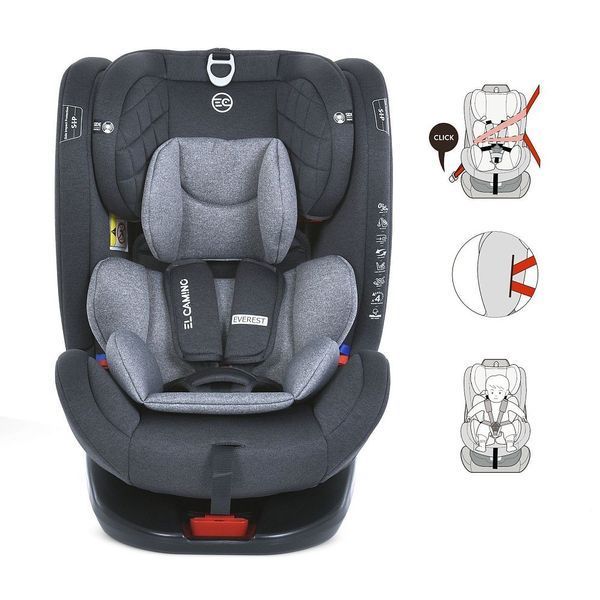 Автокрісло дитяче El camino EVEREST ME 1114 Light Gray ME 1114 Light Gray фото