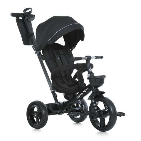 Велосипед триколісний Turbotrike з ручкою (MT 1001-1 Elegant Black MT 1001-1 Elegant Bl фото