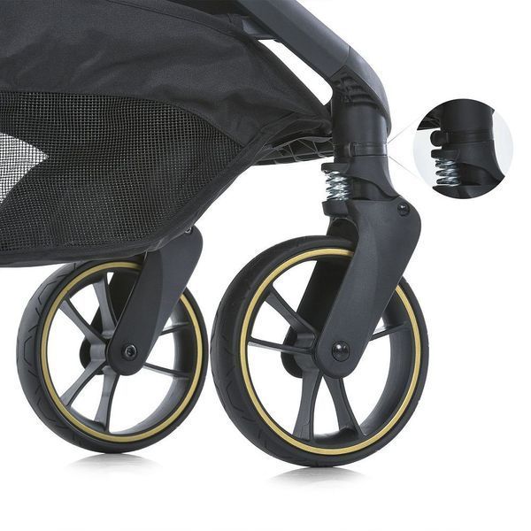 Візок дитячий El Camino BEYA ME 1127-G Black прогулянковий ME 1127-G Black фото