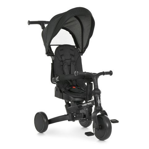 Велосипед-біговел триколісний Turbotrike з ручкою 2в1 MT 1036 black MT 1036 black фото