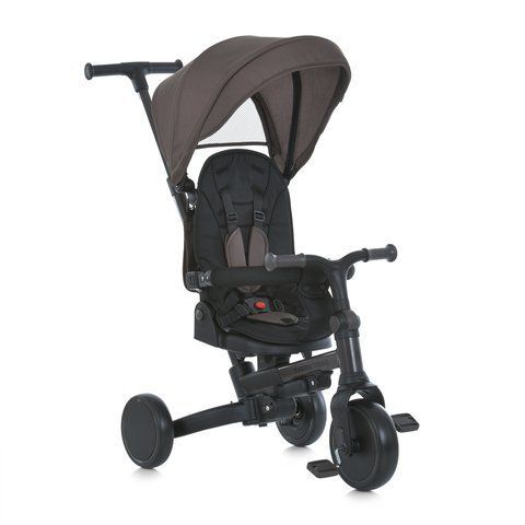 Велосипед-біговел триколісний Turbotrike з ручкою 2в1 MT 1036 brown MT 1036 brown фото