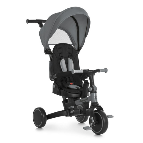 Велосипед-біговел триколісний Turbotrike з ручкою 2в1 MT 1036 grey MT 1036 grey фото
