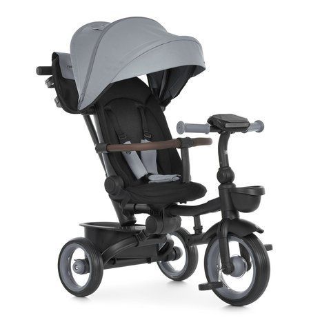 Велосипед триколісний Turbotrike з ручкою MT 1038-1 Owl Gray MT 1038-1 Owl Gray фото