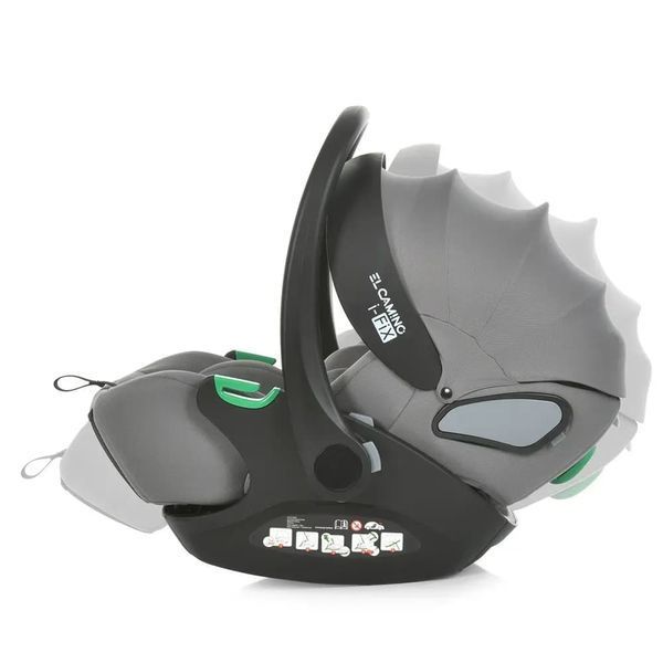 Автокрісло дитяче El camino i-FIX ME 1110 Simply Gray ME 1110 Simply Gray фото