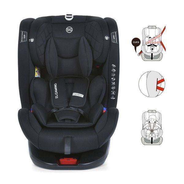 Автокрісло дитяче El camino EVEREST ME 1114 Black ME 1114 Black фото